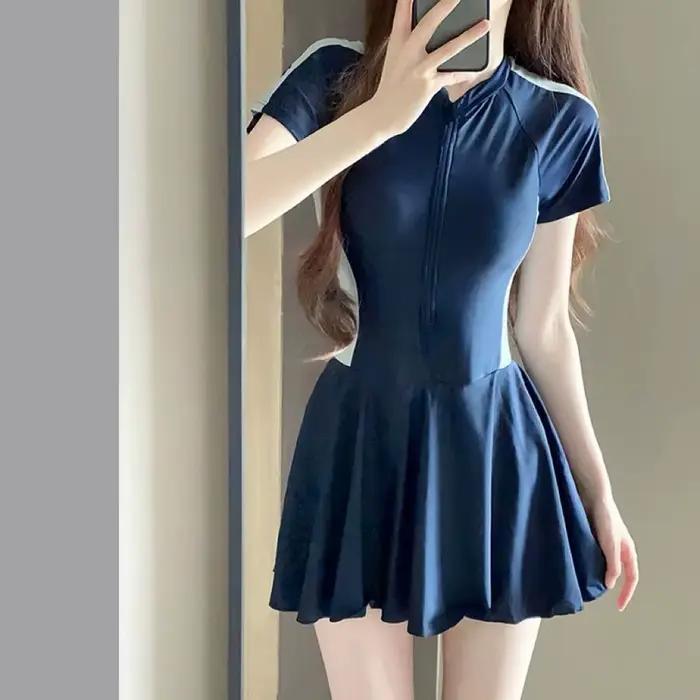 Nouveau maillot de bain une pièce pour femme, haute élasticité, thermique, contrôle du ventre, adapt