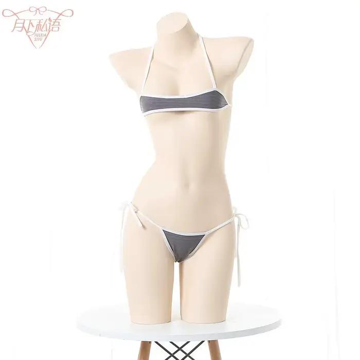 Maillot de bain bikini sexy à nœuds trois points, nouvelle collection, style sensuel Mer Morte, pour