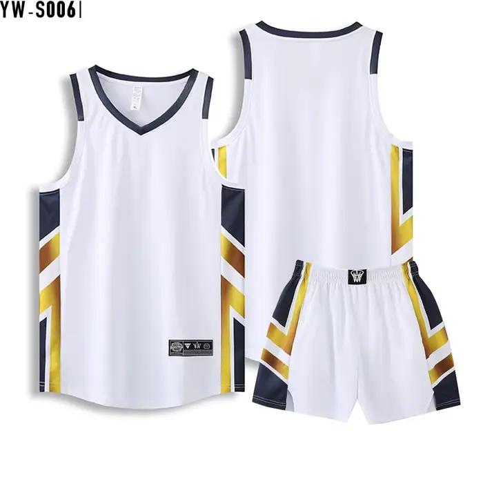 Maillot de basket-ball pour adulte, personnalisable, à séchage rapide, uniforme d'entraînement, vête