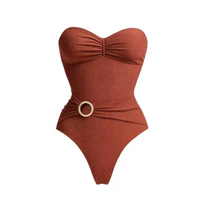 Ensemble de bikini 2 pièces pour femmes, maillot de bain push-up, bas de maillot de bain imprimé, bi