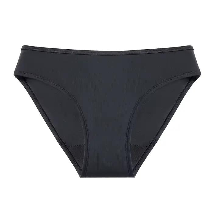 Maillot de bain deux pièces pour femmes, couleur unie, taille moyenne, Bikini, vêtements de plage, p