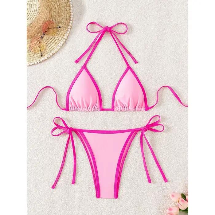 Sexy Micro Bikini 2025 tendance femmes maillot de bain maillot de bain pour femme string Bikinis ens
