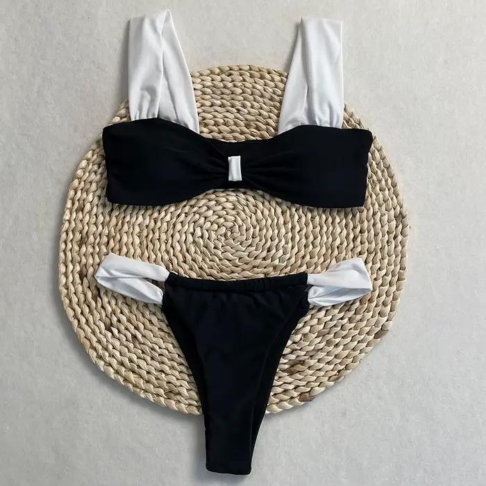 DEBAIOR noir Bikini Sexy Micro Mujer Bikini ensemble femmes maillots de bain maillot de bain pour fe