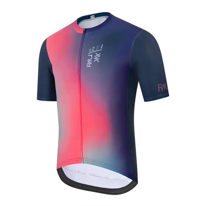 Maillot de cyclisme homme RAUDAX, respirant, à manches courtes, pour la course, le vélo de route, le