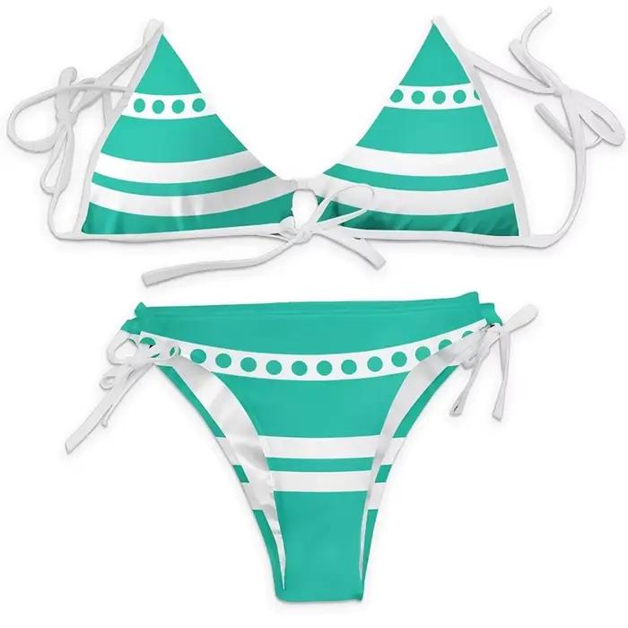 Maillot de bain imprimé dessin animé, Bikini Nami, Costume de Cosplay pour femmes, Sexy, tenues d'ét