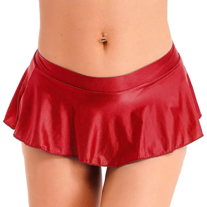 Maillot de bain brillant pour femmes, ensemble élastique, sans manches, coupe haute, justaucorps ave