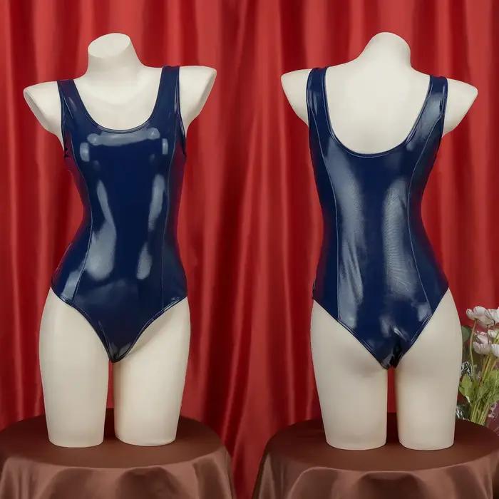 Maillot de bain scolaire style anime Lolita pour femme