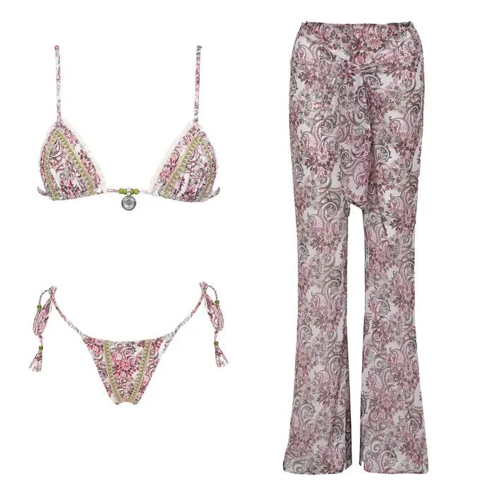 Ensemble de bikini imprimé