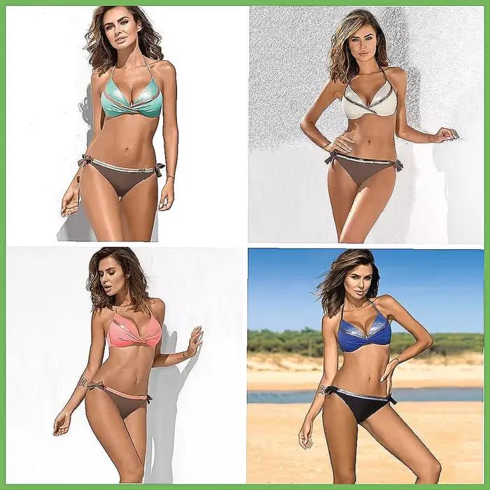 Ensemble de bikini push-up pour femmes