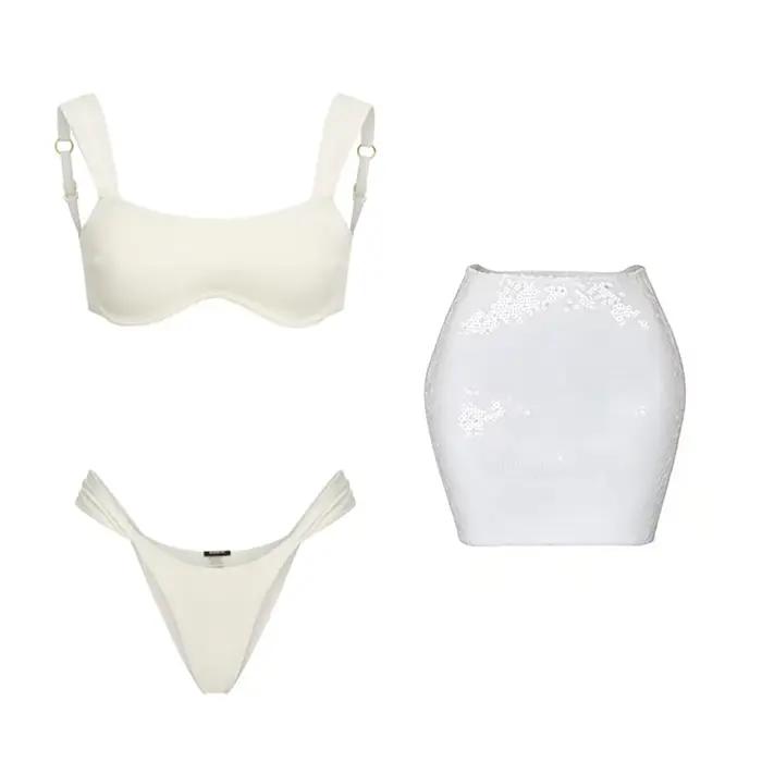 Lot de 2 maillots de bain une pièce sexy pour femme