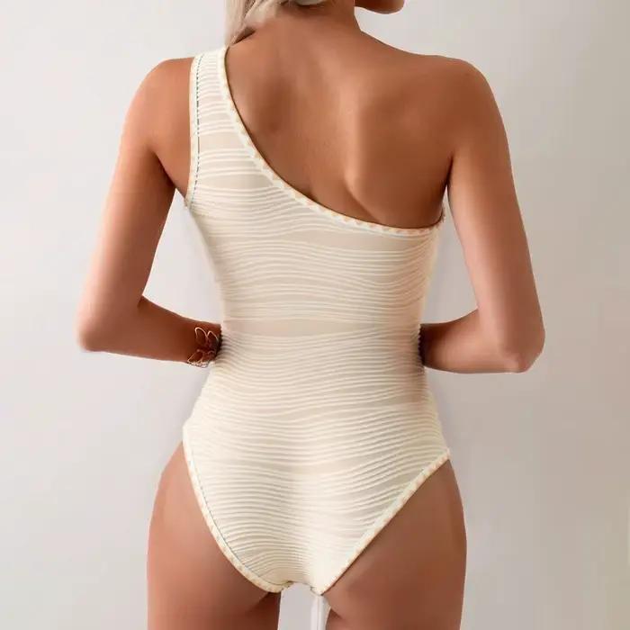 Maillot de bain une pièce sexy pour femme style plage taille haute avec insert de soutien motif étoile de mer coquillage occassions plage vacances piscine sports nautiques croisière