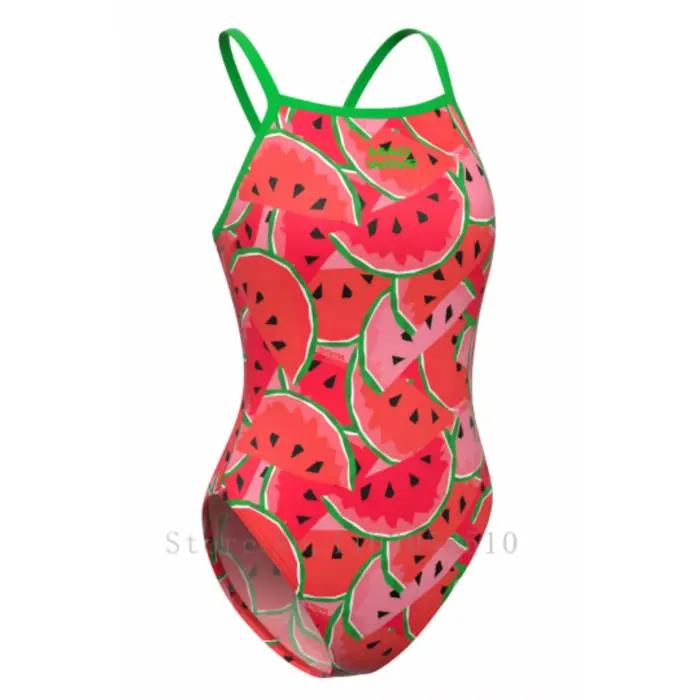 Maillot de bain de sport pour femmes dos nu une pièce haute performance pour nage triathlon surf vigilance entraînement plage