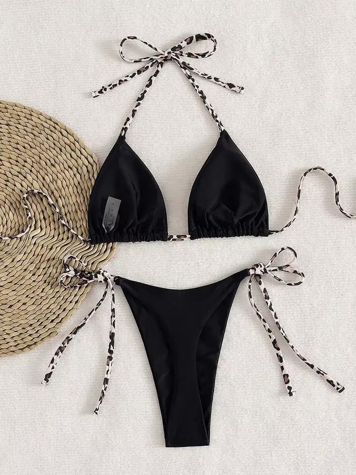 Ensemble bikini sexy uni pour femme