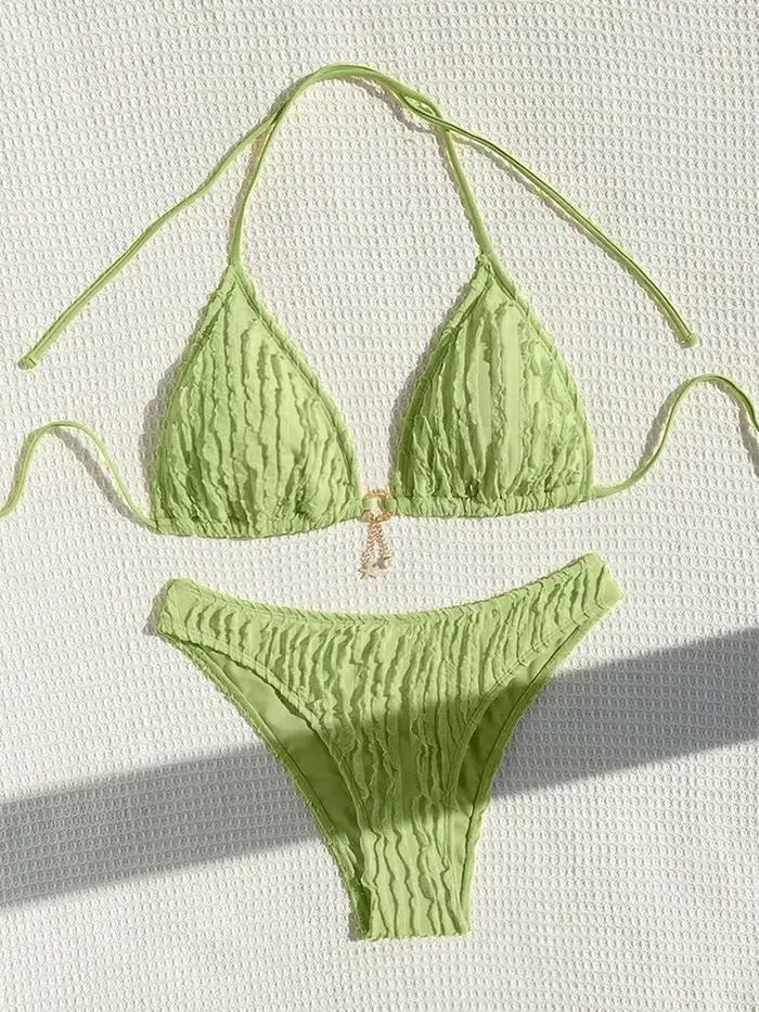 Bikinis sexy à volants 2026 Maillot de bain pour femmes Nouveau ensemble de bikini
