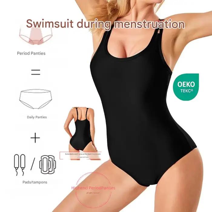 Maillot de bain réglable pour adolescentes une pièce anti-fuite absorbant pour règles et incontinence féminine occasions spéciales游泳的部分我会翻译成中文,以保持一致性。 DMETHOD DMETHOD