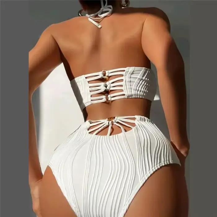 Maillot de bain blanc sexy