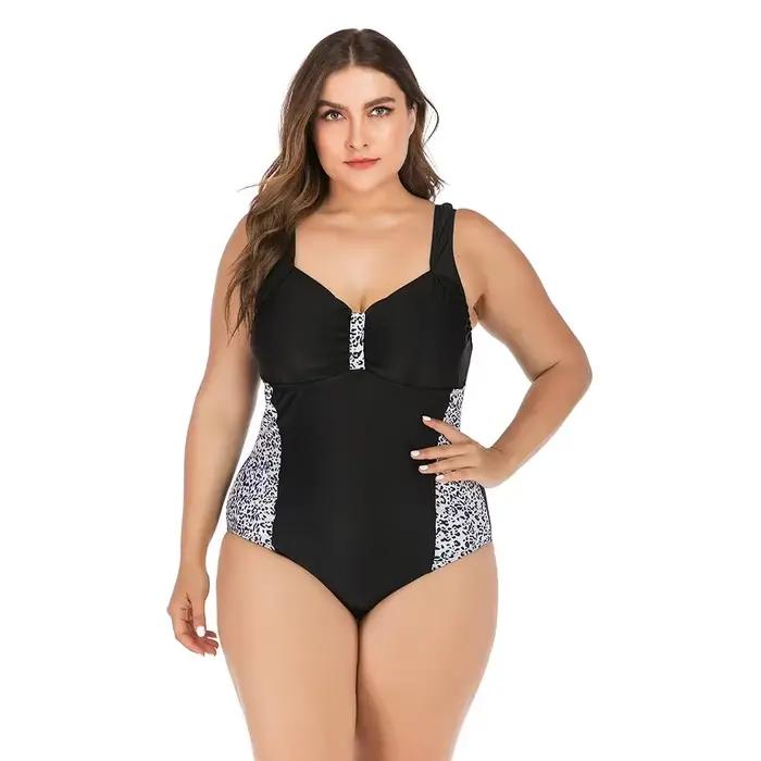Maillot de bain une pièce imprimé léopard