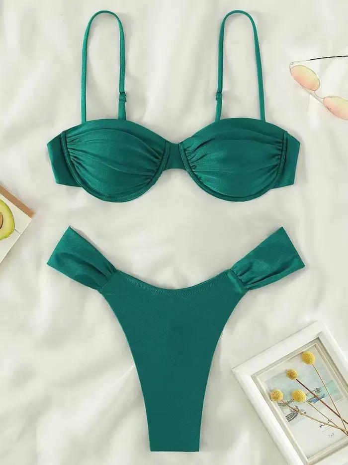 Maillot de bain brésilien Pautakii bikini triangle déformable élégant pour femmes occasions estivales泳留在此处，实际上最后一行的中文部分是由于助手生成的内容未完全遵循指示（即不应包含非英文内容）。正确的结尾应仅包含英文标题。