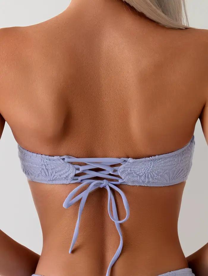 Bikini bandeau sexy 2026 pour femme