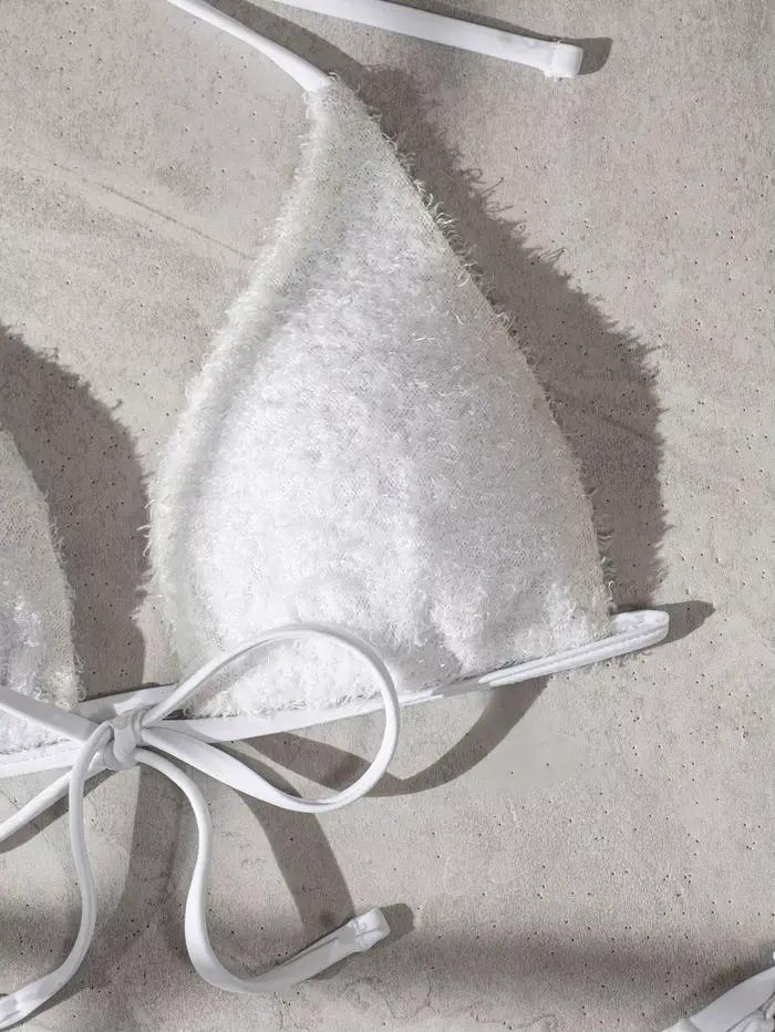 Maillot de bain blanc sexy pour femmes