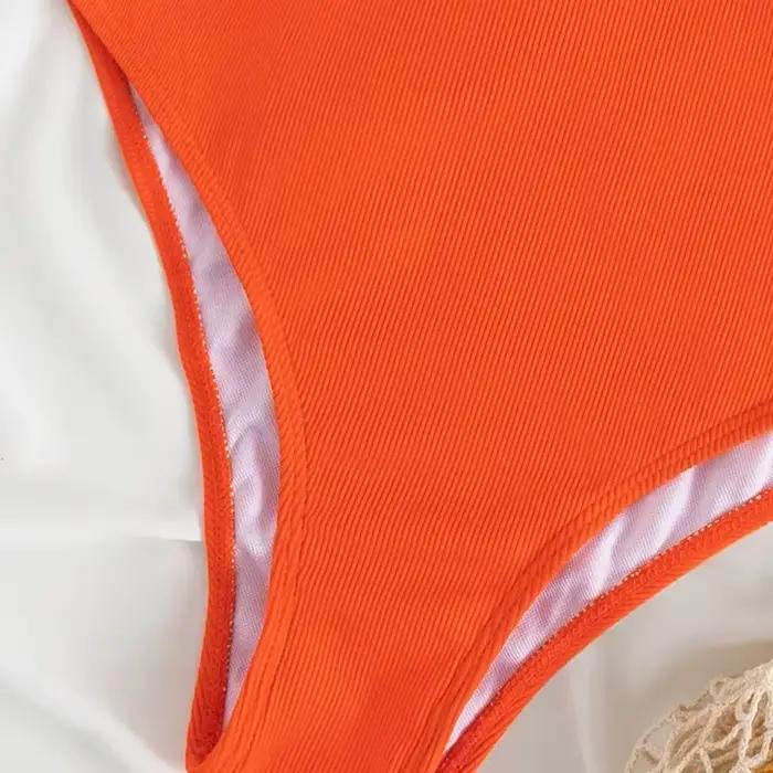 Maillot de bain une pièce évidé pour femme