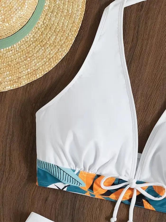 Ensemble de bikini halter pour femme