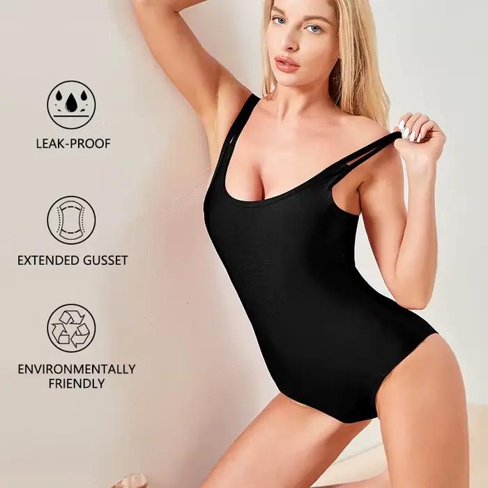 Maillot de bain réglable pour adolescentes une pièce anti-fuite absorbant pour règles et incontinence féminine occasions spéciales游泳的部分我会翻译成中文,以保持一致性。 DMETHOD DMETHOD