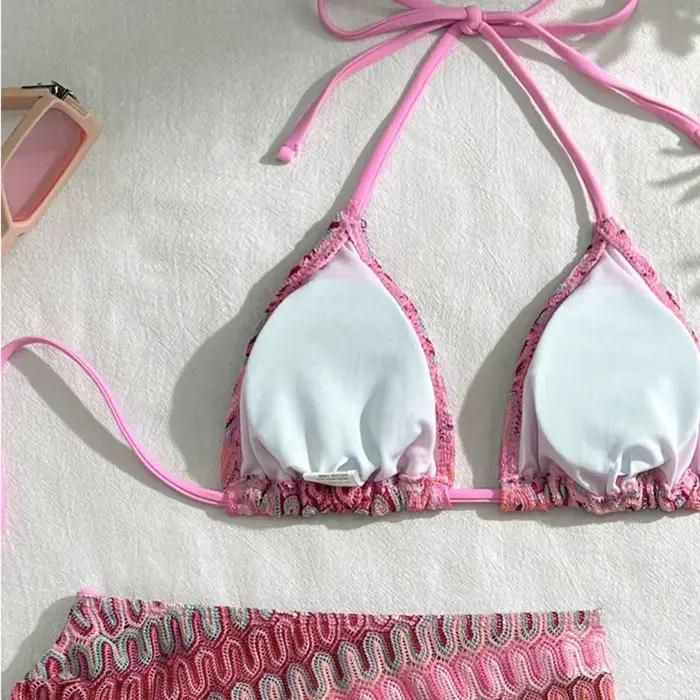 Maillot de bain trois pièces sexy pour femmes