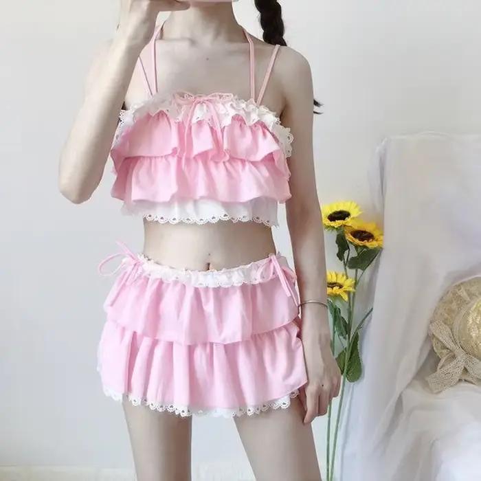 Ensembles de bikini taille haute pour femmes
