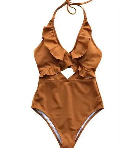 Maillot De Bain une pièce à volants