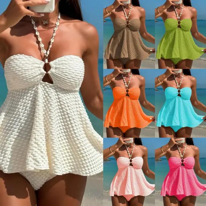 Nouveau maillot de bain sans bretelles pour femmes bikinis séparés design sexy pour plage vacances occasions spéciales