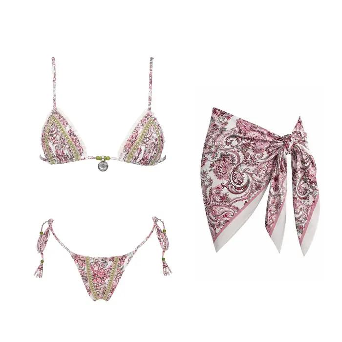 Ensemble de bikini imprimé