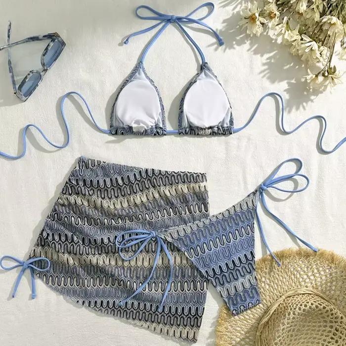 Maillot de bain trois pièces sexy pour femmes