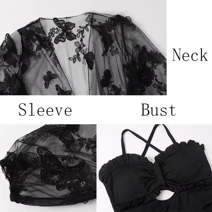 Bikini Taille Haute Femme Style Coréen Élégant Confortable Pour Vacances Plage Occasions Spéciales Nouveau