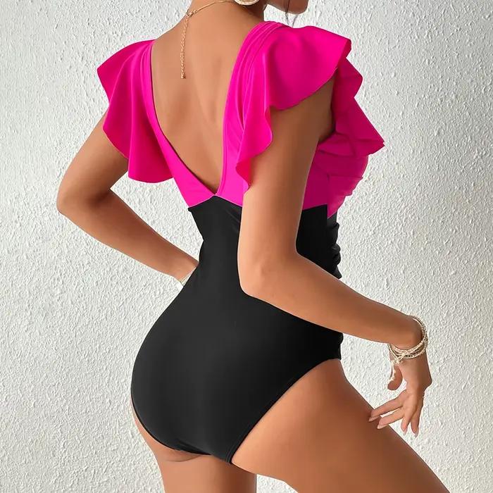 Maillot de bain sexy à volants 2026