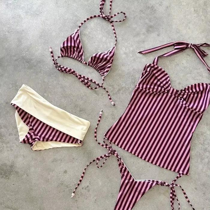 2026 Sexy Micro Bikini à Bretelles pour Femme