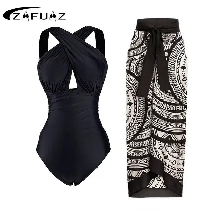 Maillot de bain vintage une pièce pour femme