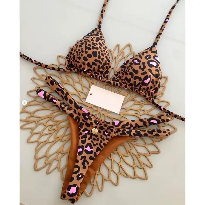 Maillot de bain imprimé Vintage pour femmes
