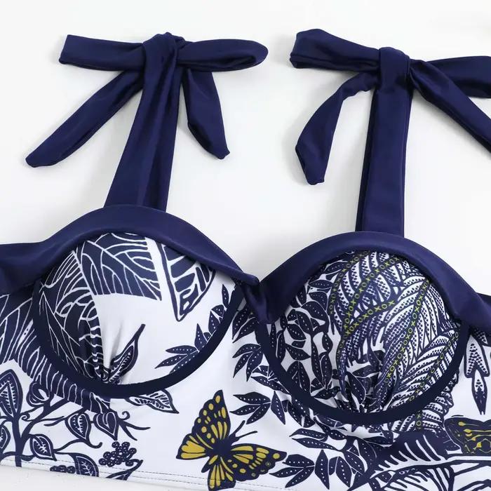 Maillot de bain brésilien avec jupe pour femme