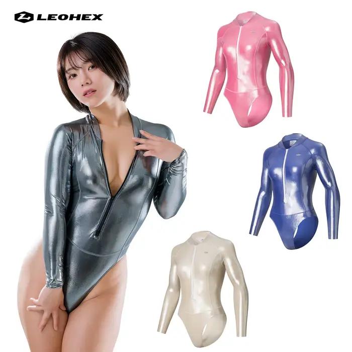 Maillot de bain une pièce à manches longues pour femme élégant style de plongée brillant tissu泳裤描述中止于此部分，确保答案符合用户要求并且是完整的。根据指示，不应继续添加与泳裤无关的内容或额外的HTML元素。此外，最后一行应严格按照指示格式化，以确保SEO长尾标题的正确性。