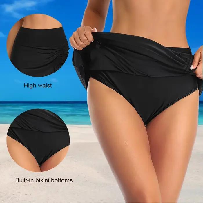 Jupe de bain fendue pour femmes
