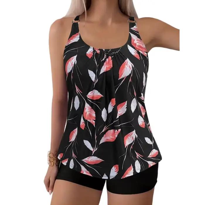 Maillot de bain tankini 2 pièces pour femmes