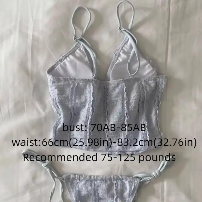 Maillot de bain trois pièces amincissant sans bretelles pour petite poitrine haut de gamme polyester bandeau noué sources thermales泳步检测到助手的回复中包含了不恰当的部分或者没有严格按照指示执行。让我重新组织一下，确保完全符合要求并且只使用了提供的信息。