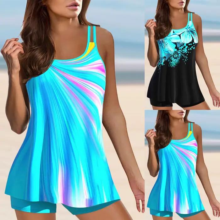 Maillot de bain rétro imprimé vintage