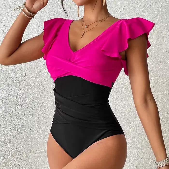 Maillot de bain sexy à volants 2026