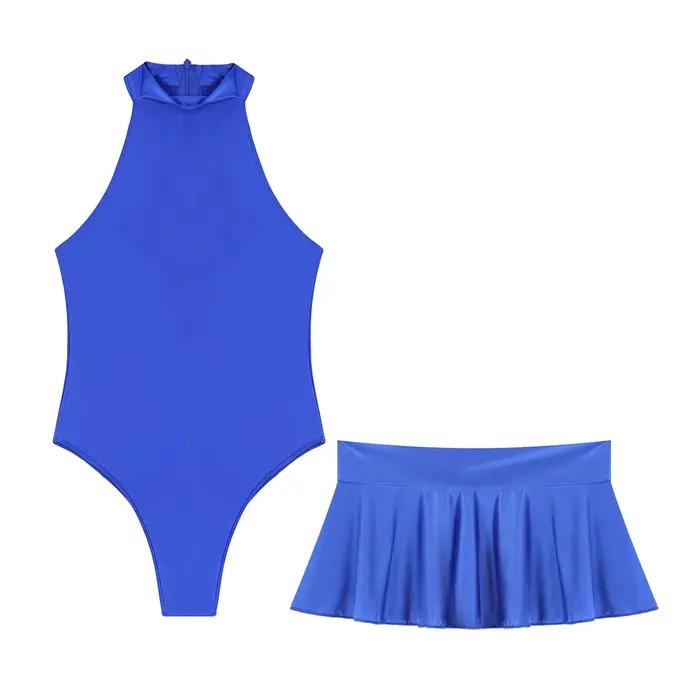 Maillot de bain brillant pour femmes