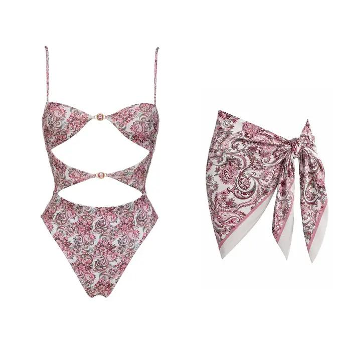 Ensemble de bikini imprimé