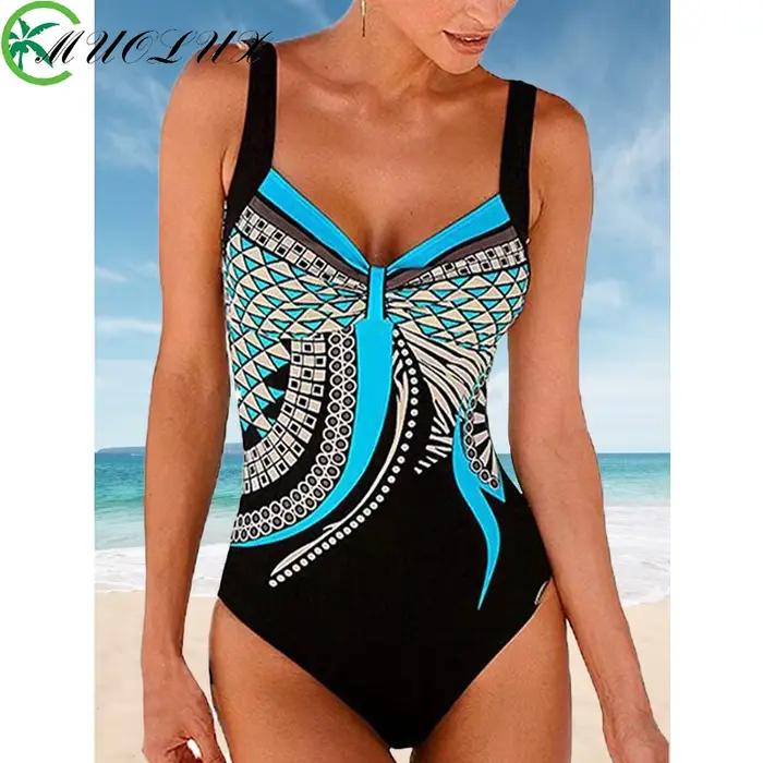 Maillot de bain une pièce Vintage pour femmes