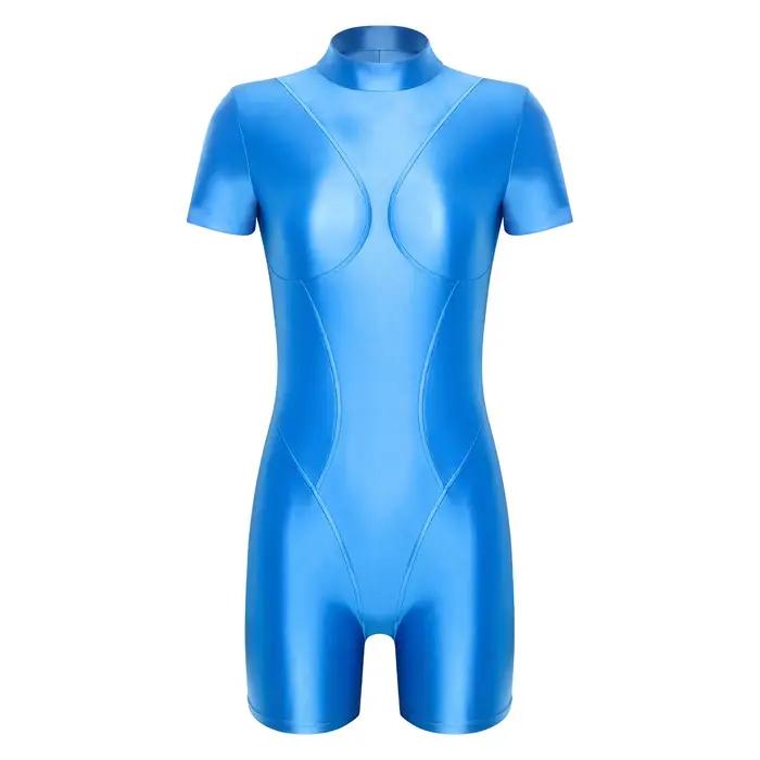 Maillot de bain une pièce brillant pour femme