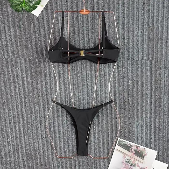 Ensemble bikini femme 2026 noir